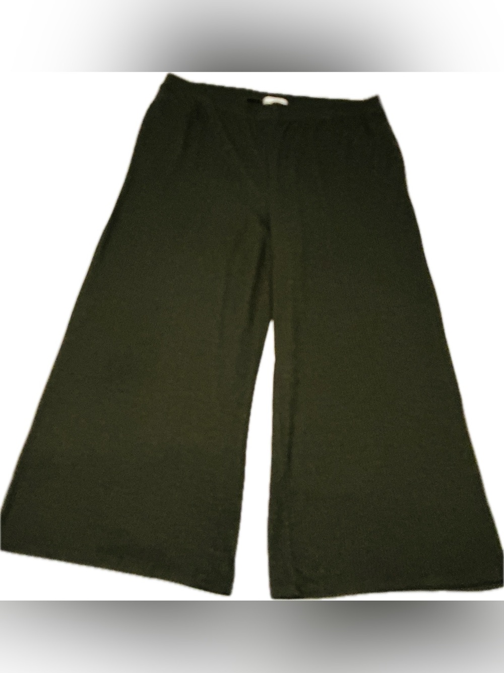 ELOQUII Elements pull-on rib knit wide-leg pants size 22